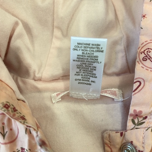 Janie and jack 2006 jacket floral heart hooded windbreaker - Picture 4 of 9